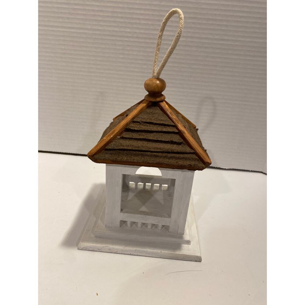 Wooden White Gazebo Home Decor, Rustic Charm, Farmhouse Shelf Sitter